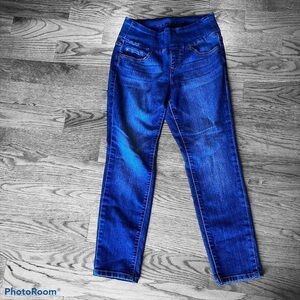 Woman’s Jag high rise jeans with elastic banded waistband slim ankle 4 P